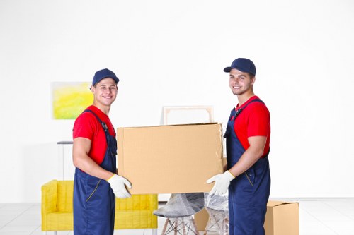 Organized seasonal items placed in short-term storage