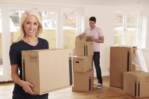 Student storage solutions in Colindale with boxes and luggage