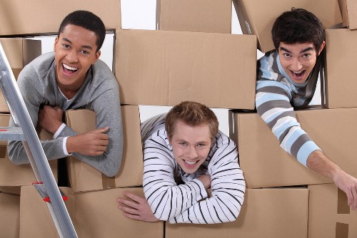 Residential removals in Colindale near modern apartment buildings