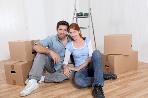 Storage and packing setup for local removals in Colindale