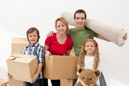 Professional movers planning a house move in Colindale