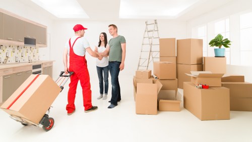 Secure furniture storage in Colindale with organized household items