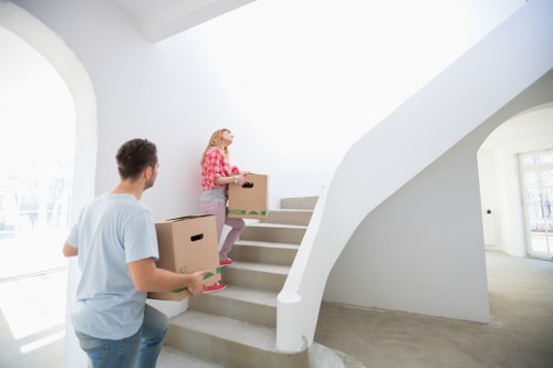 Moving day and settling into a new home in Colindale