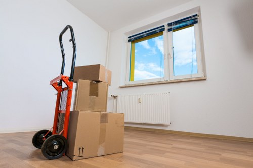 Easy loading area at secure storage in Colindale